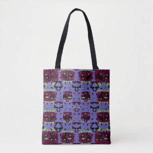 Contained Sky Flame Roses Tote Bag