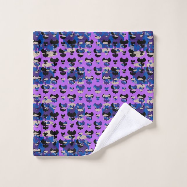 Contained Sky Flame Tulip Wash Cloth (Wash Cloth)
