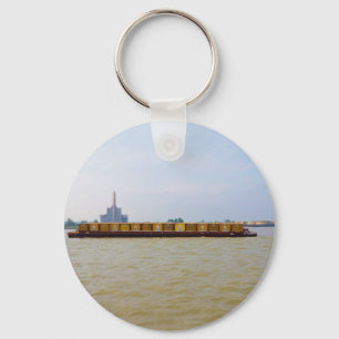 Container Barge Key Ring