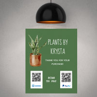 Container Plant Customisable QR Code Payment 