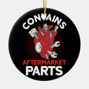 Contains Aftermarket Parts Open Heart Surgery Surv Ceramic Tree Decoration