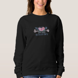 Contains Recycled Parts Floral Bone Marrow Organ T Sweatshirt