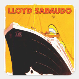 Conte Grande Square Sticker