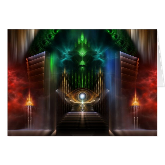 Contemplating Oz Fractal Art (Front Horizontal)