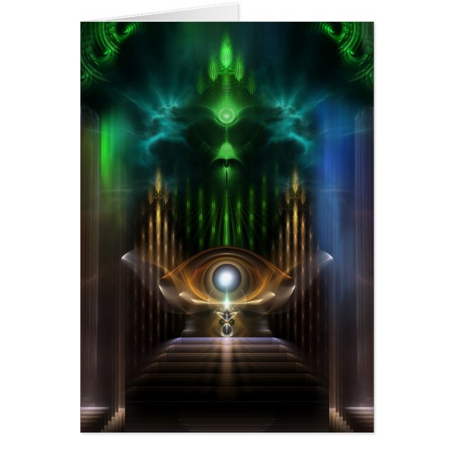 Contemplating Oz Fractal Art (Front)