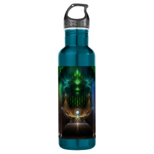 Contemplating Oz Fractal Art 710 Ml Water Bottle