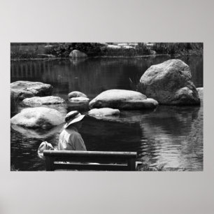 Contemplation, Big Springs Gardens Poster