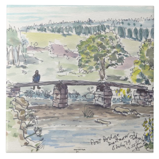 Contemplation Decorative Tile (Front)