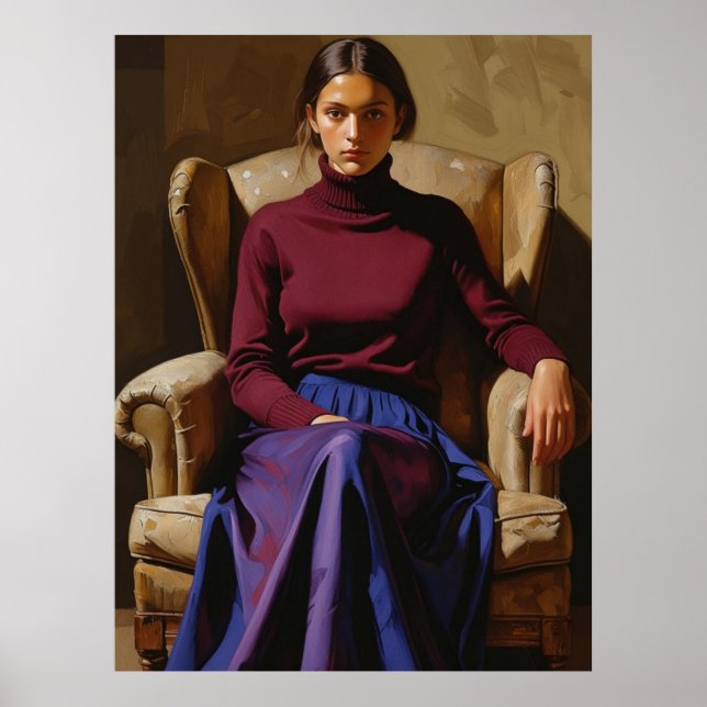 Contemplations Large Size Poster | Wall Art (Front)