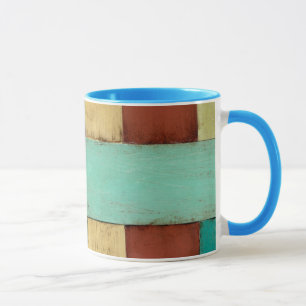 Contempoary Coastal Multicolored Painting Mug