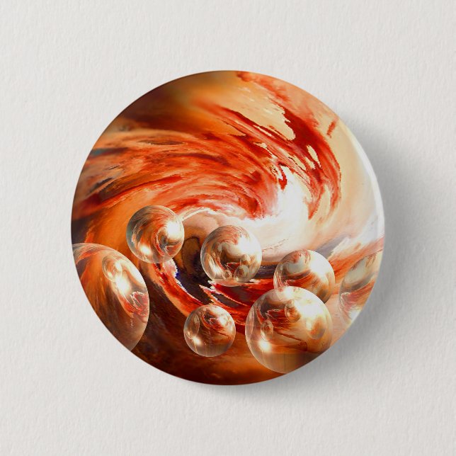 Contemporary Abstract 6 Cm Round Badge (Front)