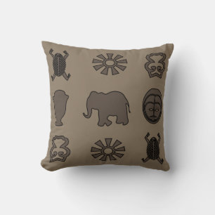 Contemporary Abstract African art Cushion