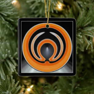 Contemporary Abstract Art Ceramic Ornament