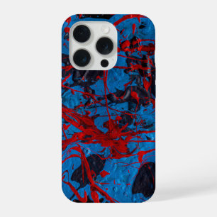 Contemporary Abstract Art : Electric iPhone 15 Pro Case