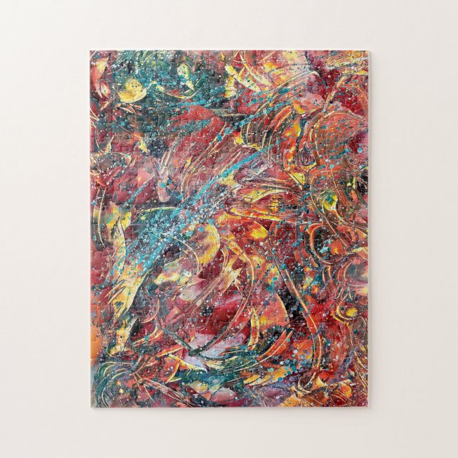 Contemporary Abstract Art Puzzle (Vertical)