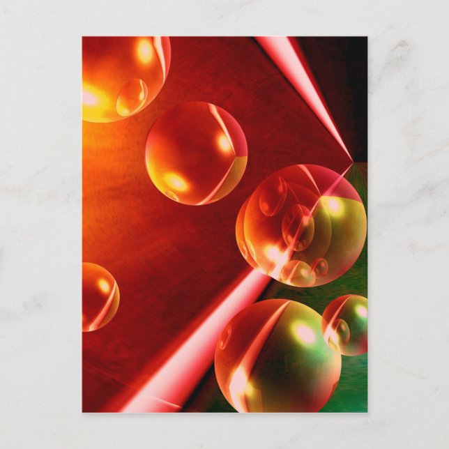 Contemporary Abstract Artwork by Serdar Hizli Postcard (Front)