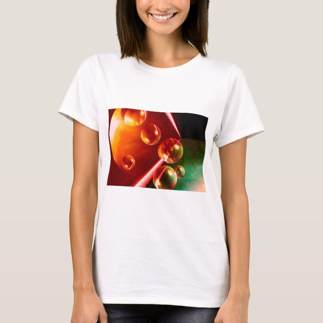 Contemporary Abstract Artwork by Serdar Hizli T-Shirt (Front)