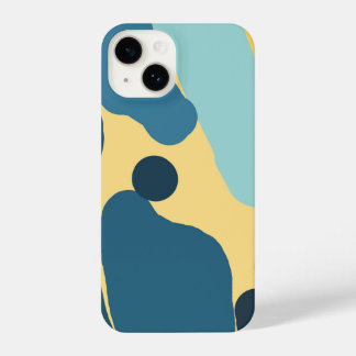 Contemporary Abstract  — Bold Colour Block Design iPhone 14 Case