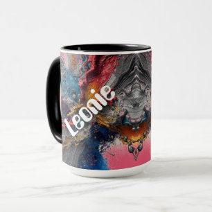 Contemporary Abstract Color Symphony Mug