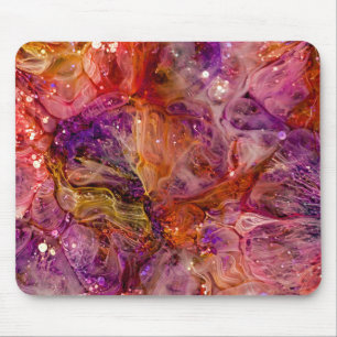 Contemporary Abstract epoxy Art, Resin Art, Resin Mouse Mat