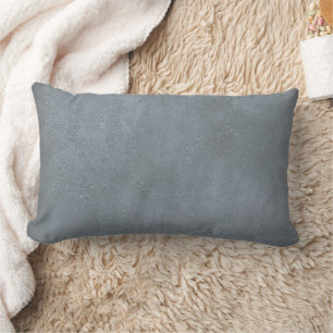 Contemporary Abstract Gray Decor Lumbar Cushion