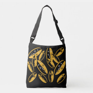 Contemporary Abstract Modern face art Crossbody Bag