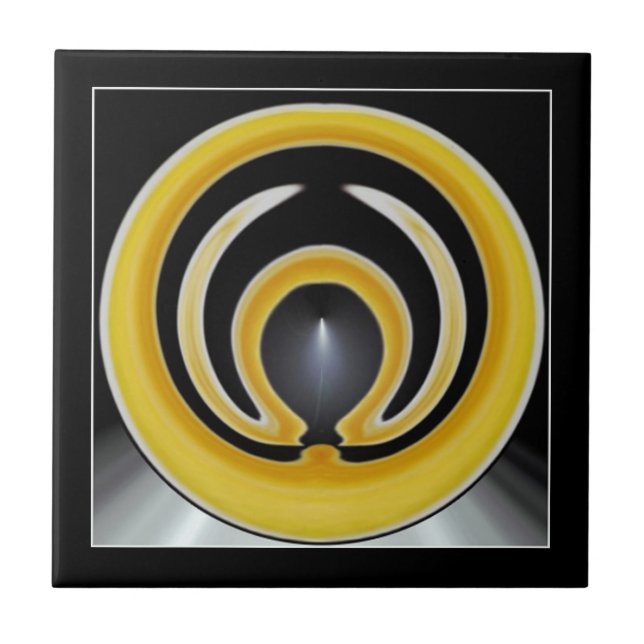 Contemporary Abstract Pattern Tile (Front)