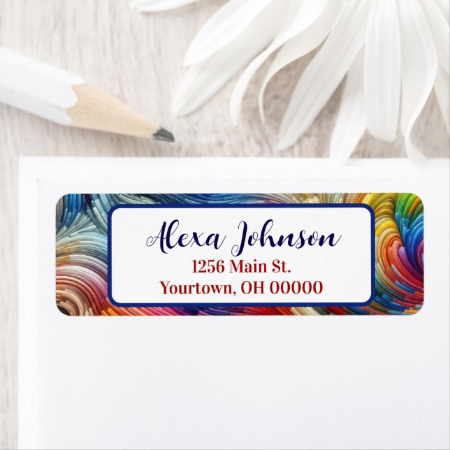 Contemporary Abstract Swirl Spectrum (Insitu)