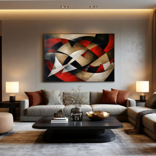 Contemporary Abstraction Forms in Dialogue Poster