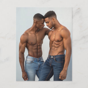 Contemporary Affection: Dual Portrait in Modern Li Postcard