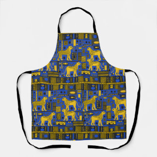 Contemporary African Leopards Apron