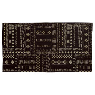 Contemporary African Mud Cloth Print Pillowcase