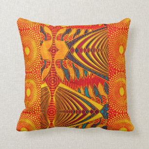 Contemporary African  Print Cushion