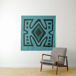 Contemporary African tribal art Tapestry