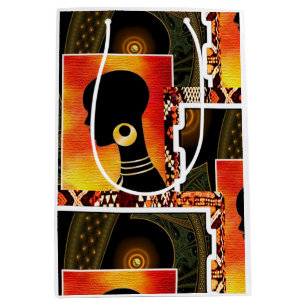 Contemporary Afrocentric Medium Gift Bag