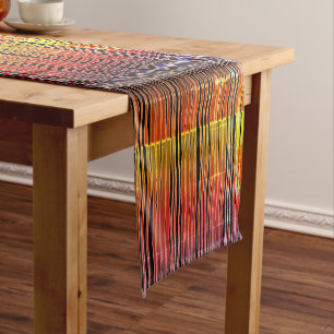 Contemporary Afrocentric Print Short Table Runner