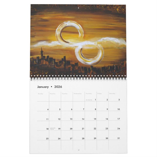 Contemporary art 2012 Calendar by Dina Soker (Jan 2026)