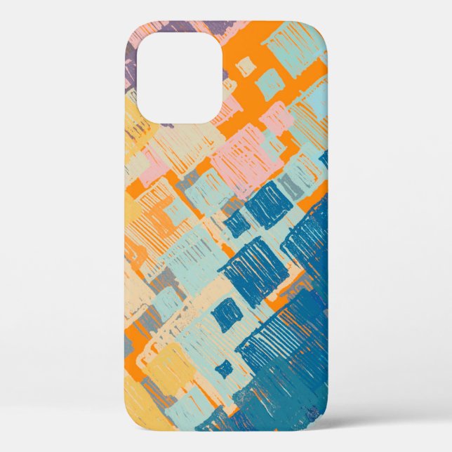 Contemporary art. Colourful texture. Modern artwor Case-Mate iPhone Case (Back)