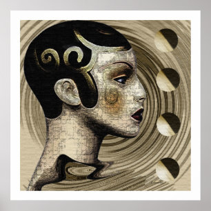 Contemporary:  Art Deco/Art Nouveau Style Poster
