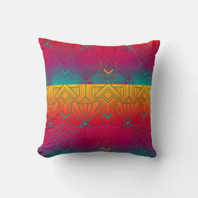 Contemporary Art Deco  Cushion (Front)
