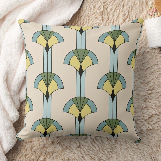 Contemporary Art Deco Style Cushion.  Cushion (Blanket)