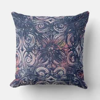 contemporary art geometric design throw pillow