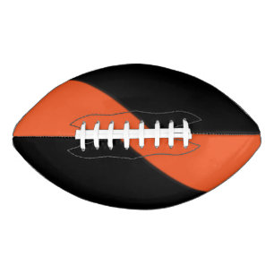 Contemporary Art Orange / Black American Football