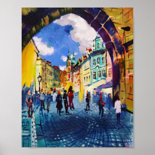Contemporary art , painting , Prague Poster