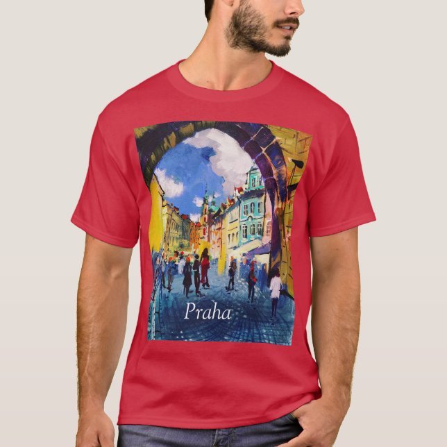 Contemporary art , painting , Prague  T-Shirt (Front)