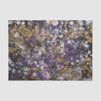 Contemporary Art Painting Sliver & Gold Tissue Paper