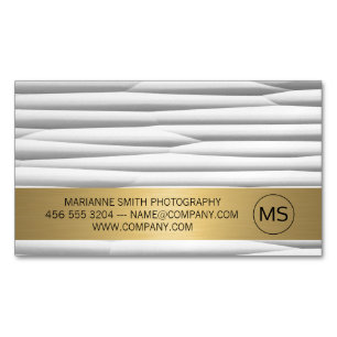 Contemporary Art   Photographer Magnetic Business Card