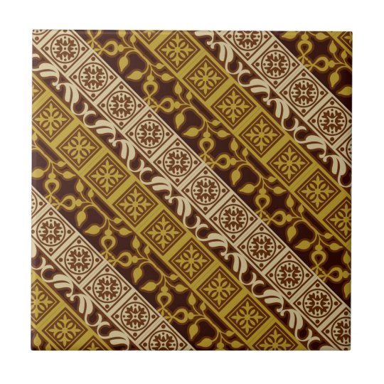 Contemporary Batik  Pattern 1 Tile  Zazzle co uk