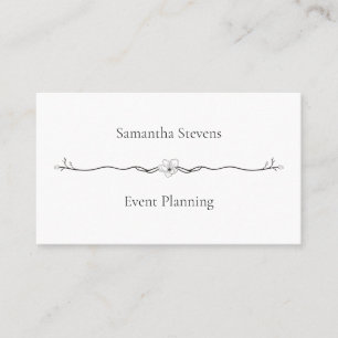 Contemporary Black and White Professional Business Card