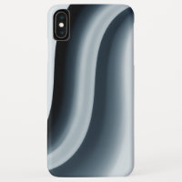 Contemporary Blue Curvy Shaped